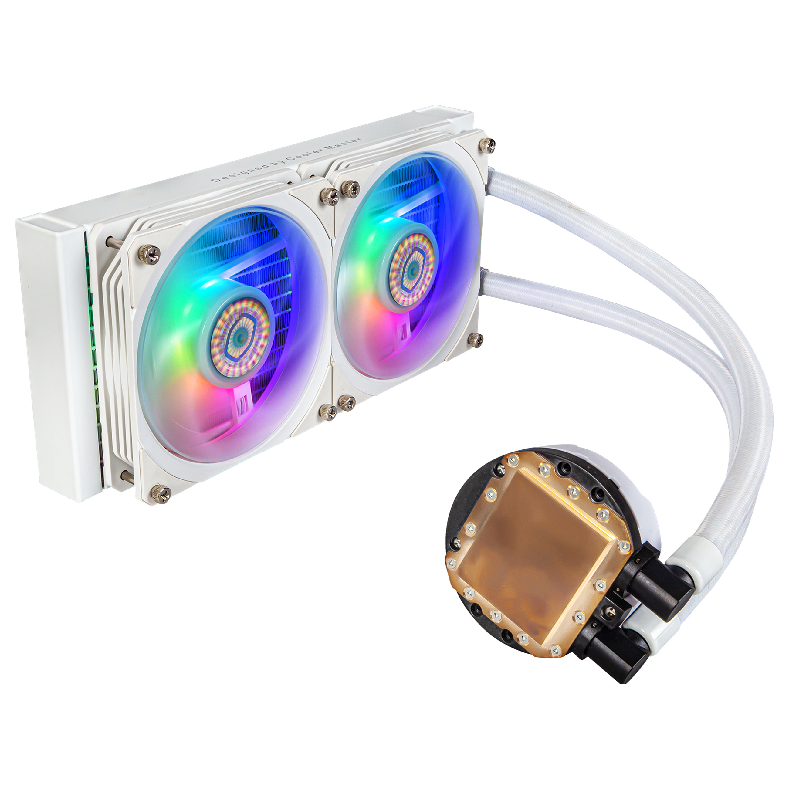 K Cooler Master WAK MasterLiquid PL240 FLUX White 1700 1200 20x
