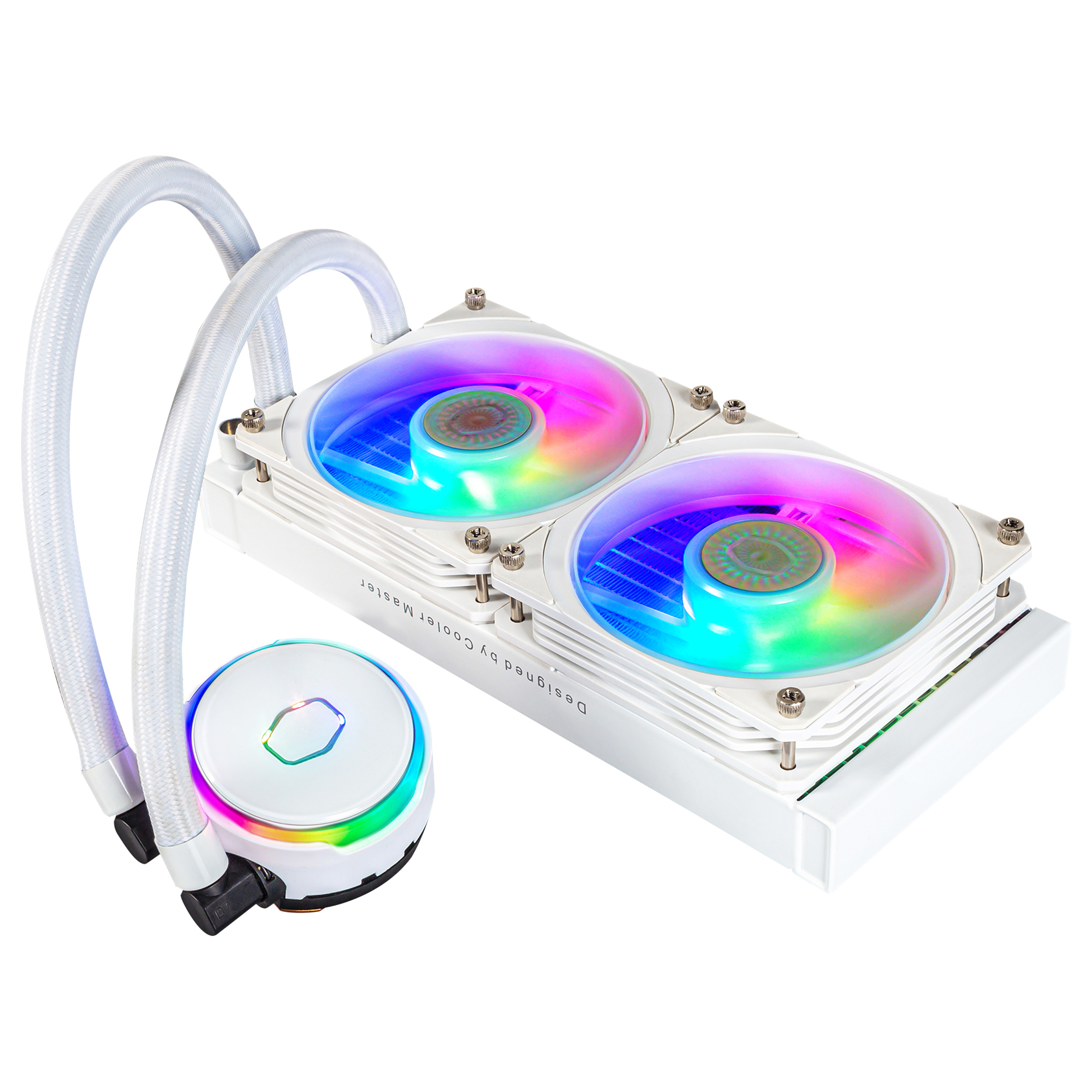 K Cooler Master WAK MasterLiquid PL240 FLUX White 1700 1200 20x
