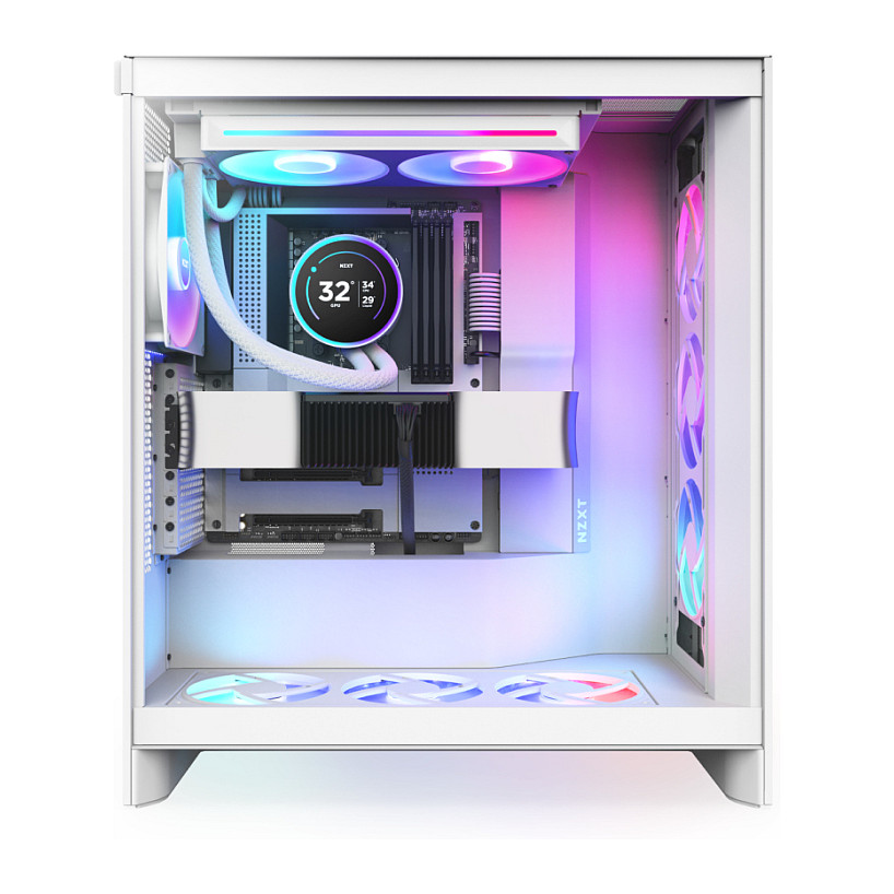 K NZXT KRAKEN Elite V2 280 RGB Wakü Display White RL-KR28E-W2