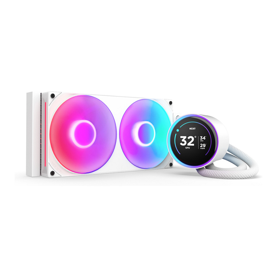 K NZXT KRAKEN Elite V2 280 RGB Wakü Display White RL-KR28E-W2
