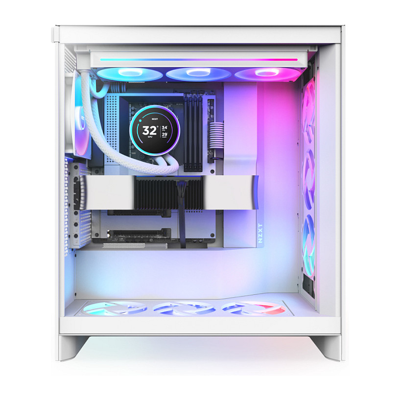 K NZXT KRAKEN Elite V2 360 RGB Wakü Display White RL-KR36E-W2
