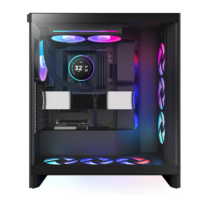 K NZXT KRAKEN Elite V2 240 RGB Wakü Display Black RL-KR24E-B2