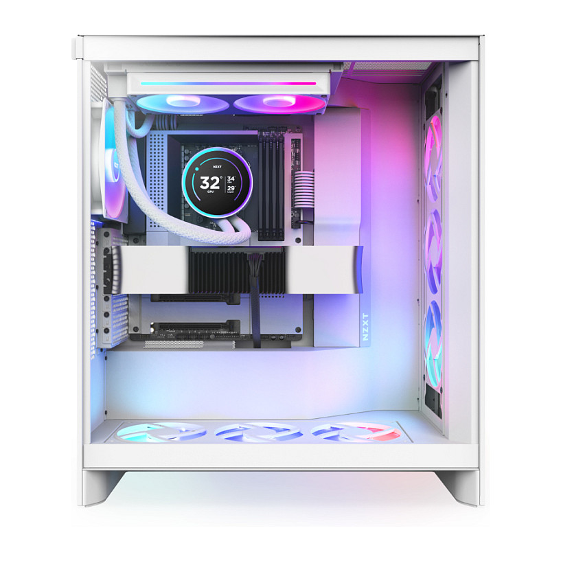 K NZXT KRAKEN Elite V2 240 RGB Wakü Display White RL-KR24E-W2