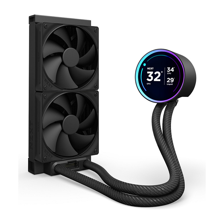 K NZXT KRAKEN Elite V2 240 Wakü Display Black RL-KN24E-B2