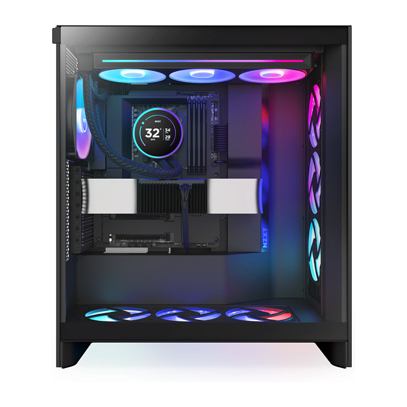 K NZXT KRAKEN Elite V2 360 RGB Wakü Display Black RL-KR36E-B2