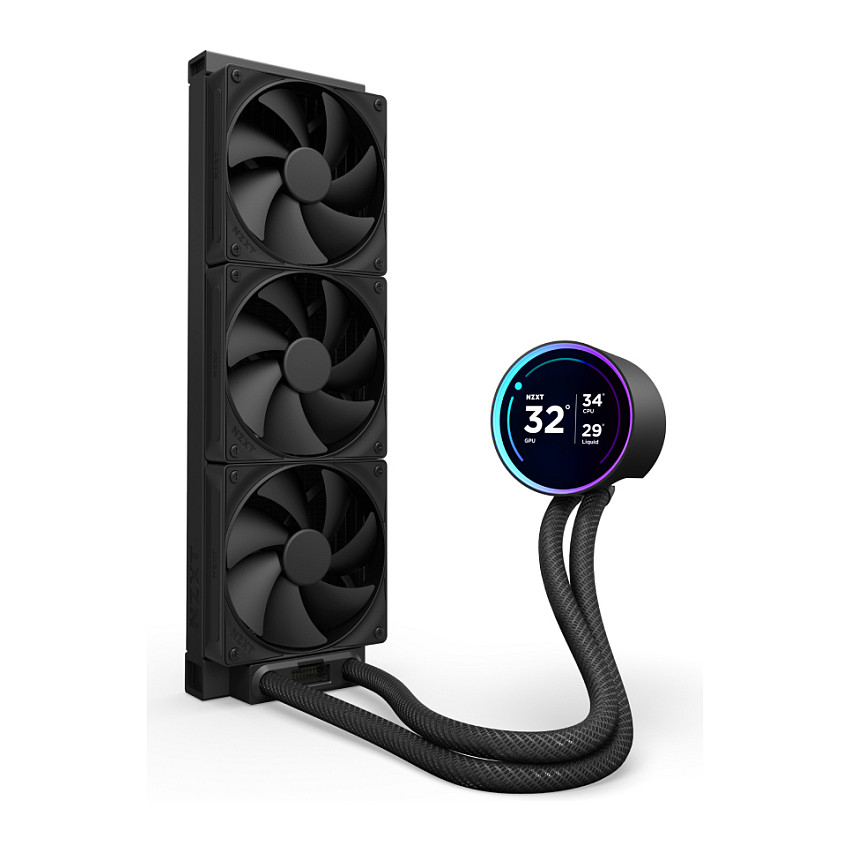 K NZXT KRAKEN Elite V2 360 Wakü Display Black RL-KN36E-B2