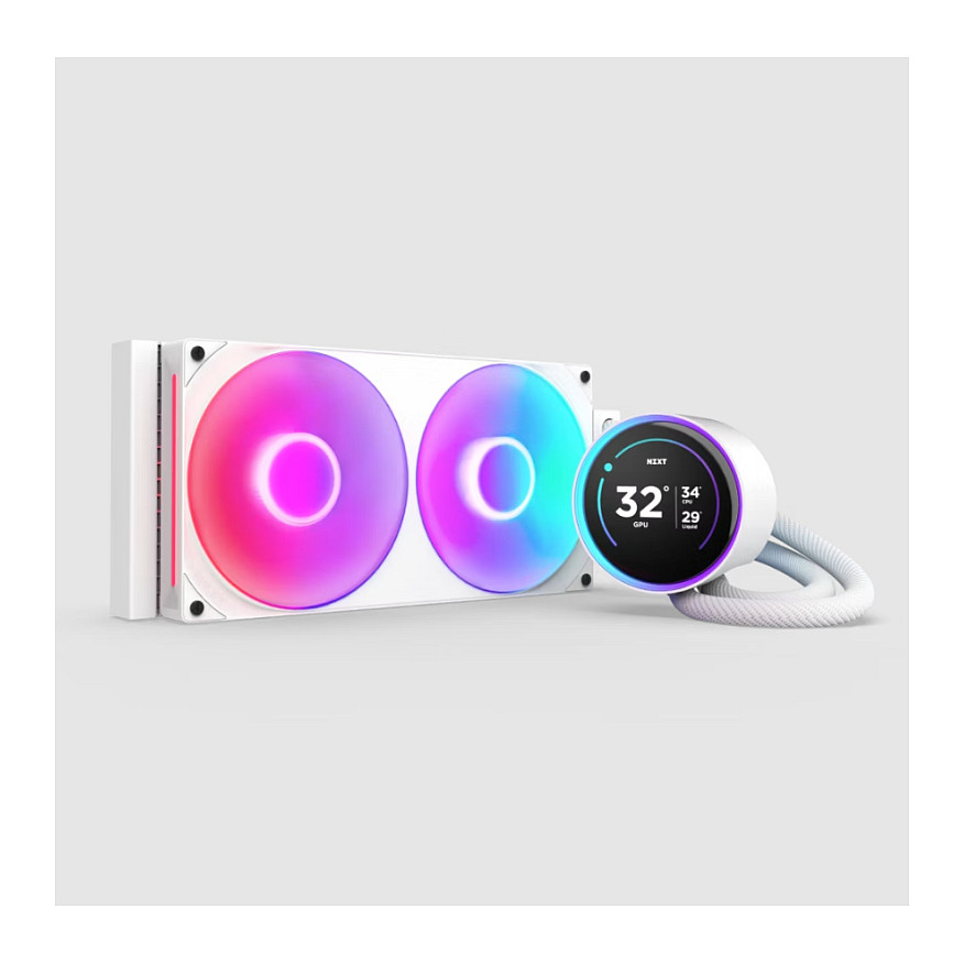 K NZXT KRAKEN Elite 280 RGB Wakü Display White RL-KR28E-W1