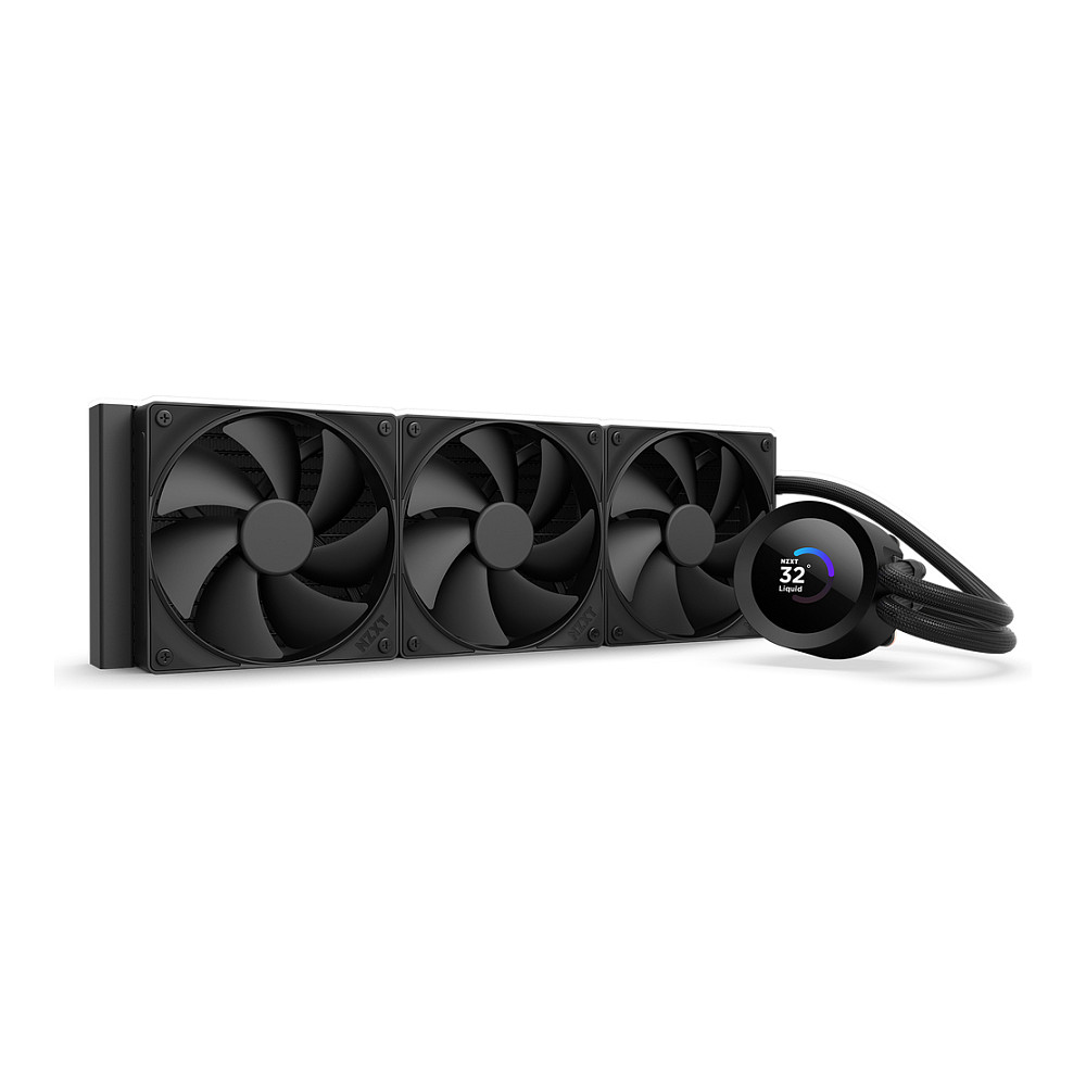 K NZXT KRAKEN Plus V2 360 Display WaKü Black RL-KN360-B2