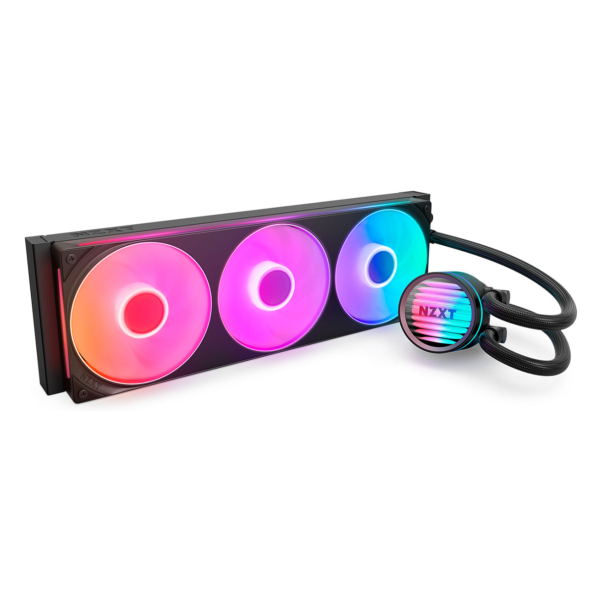 K NZXT KRAKEN Core 360 RGB Cap & RGB Core Fan RL-KR36C-B1