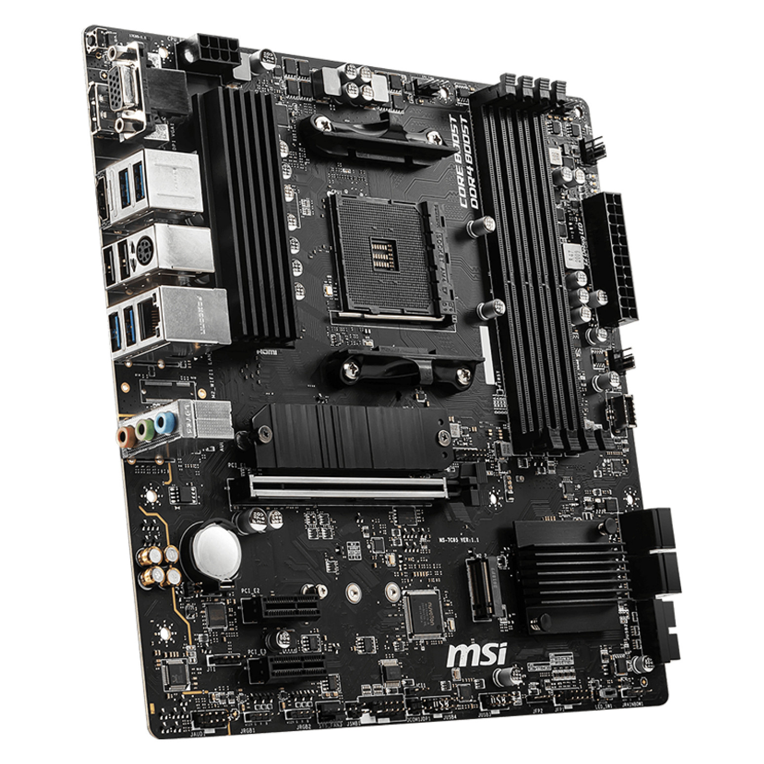 MSI B550M Pro-VDH (B550.AM4.mATX.AMD)