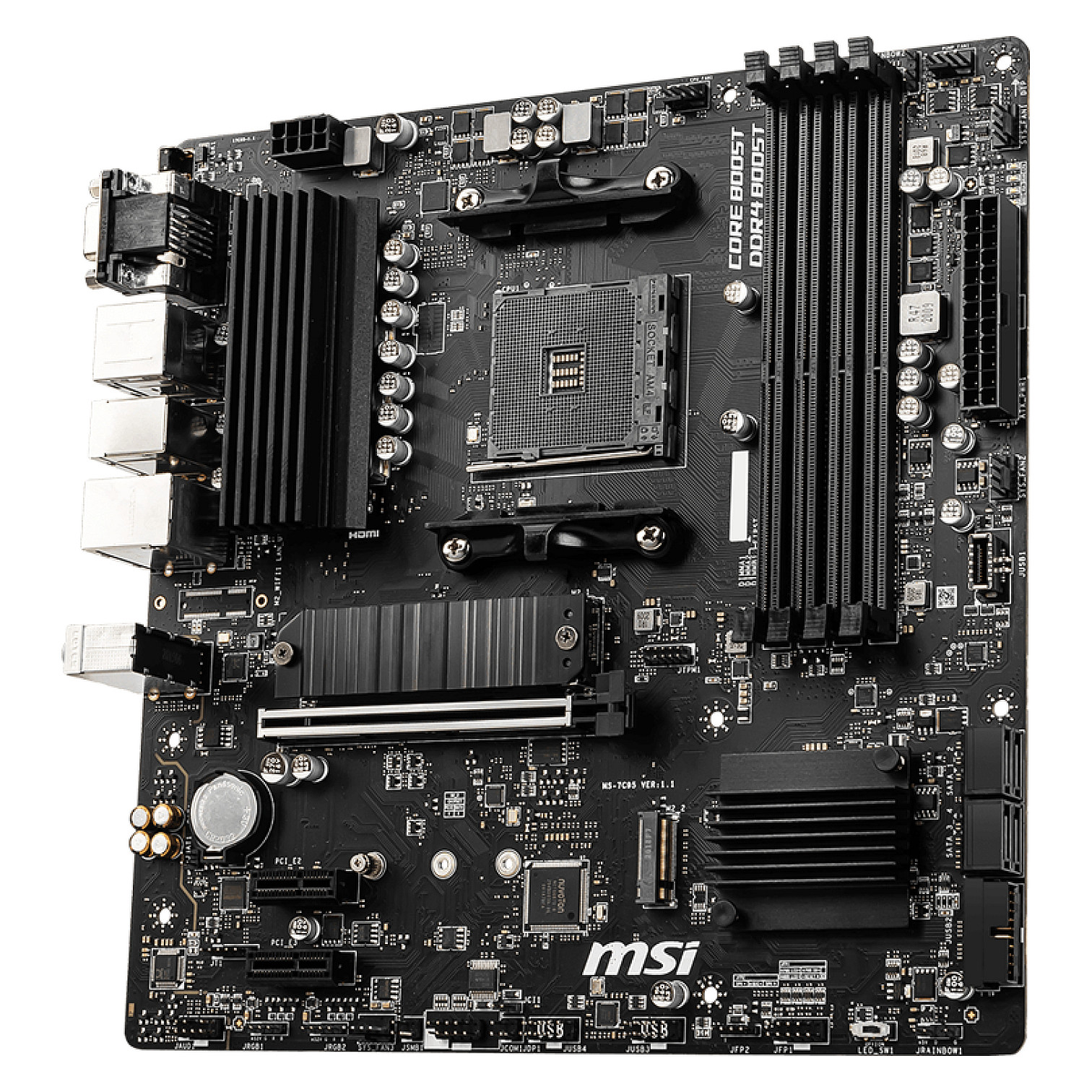 MSI B550M Pro-VDH (B550.AM4.mATX.AMD)