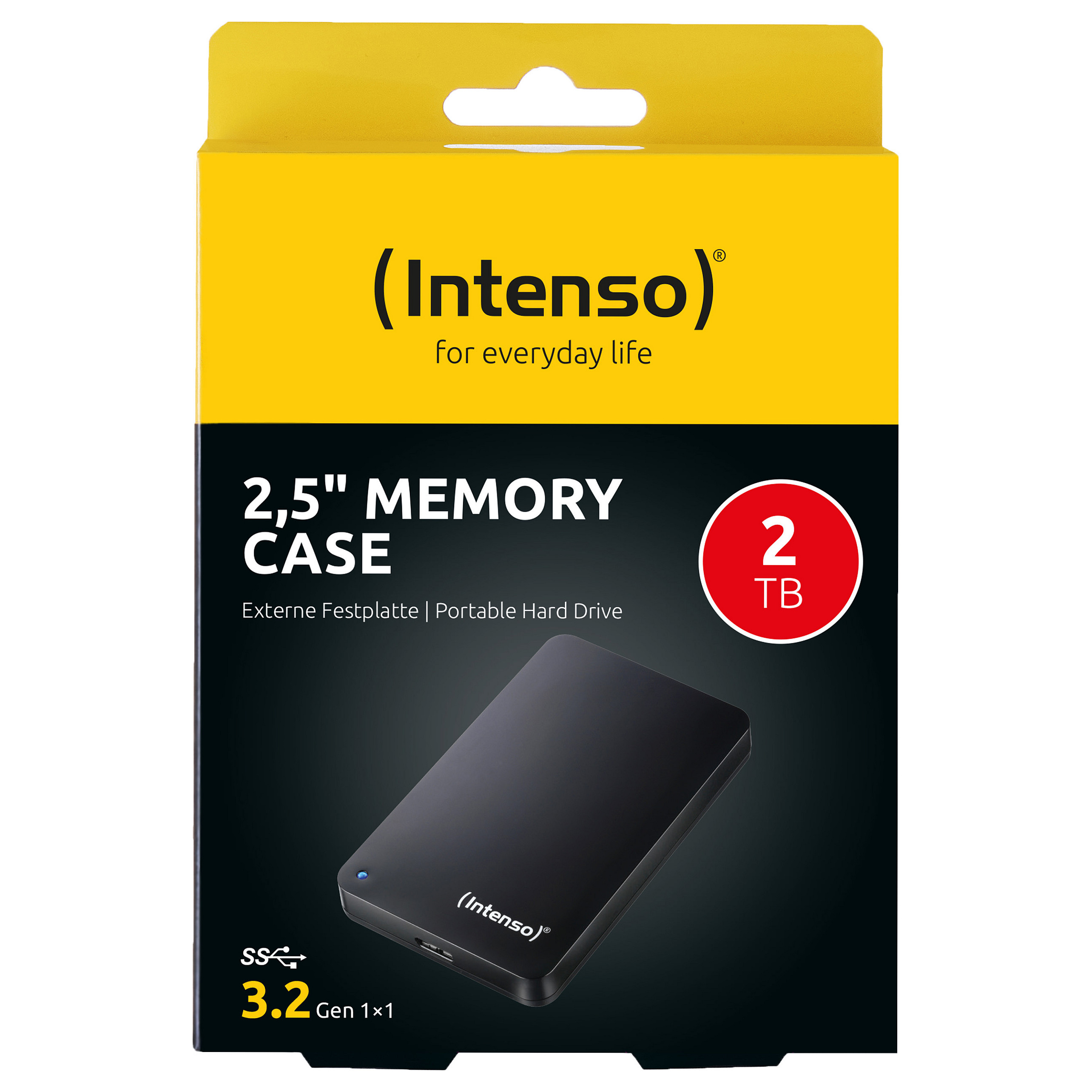 2,5 2TB Intenso Memory Case USB 3.0 black