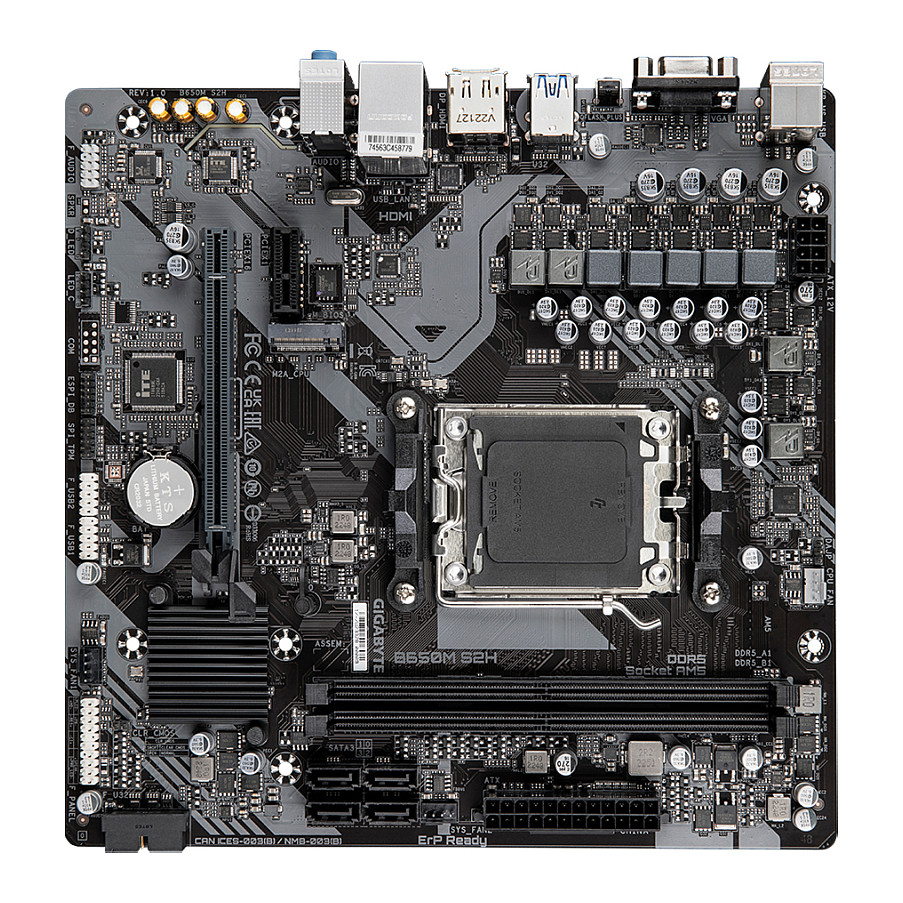 Gigabyte B650M S2H (B650.AM5.mATX.DDR5)