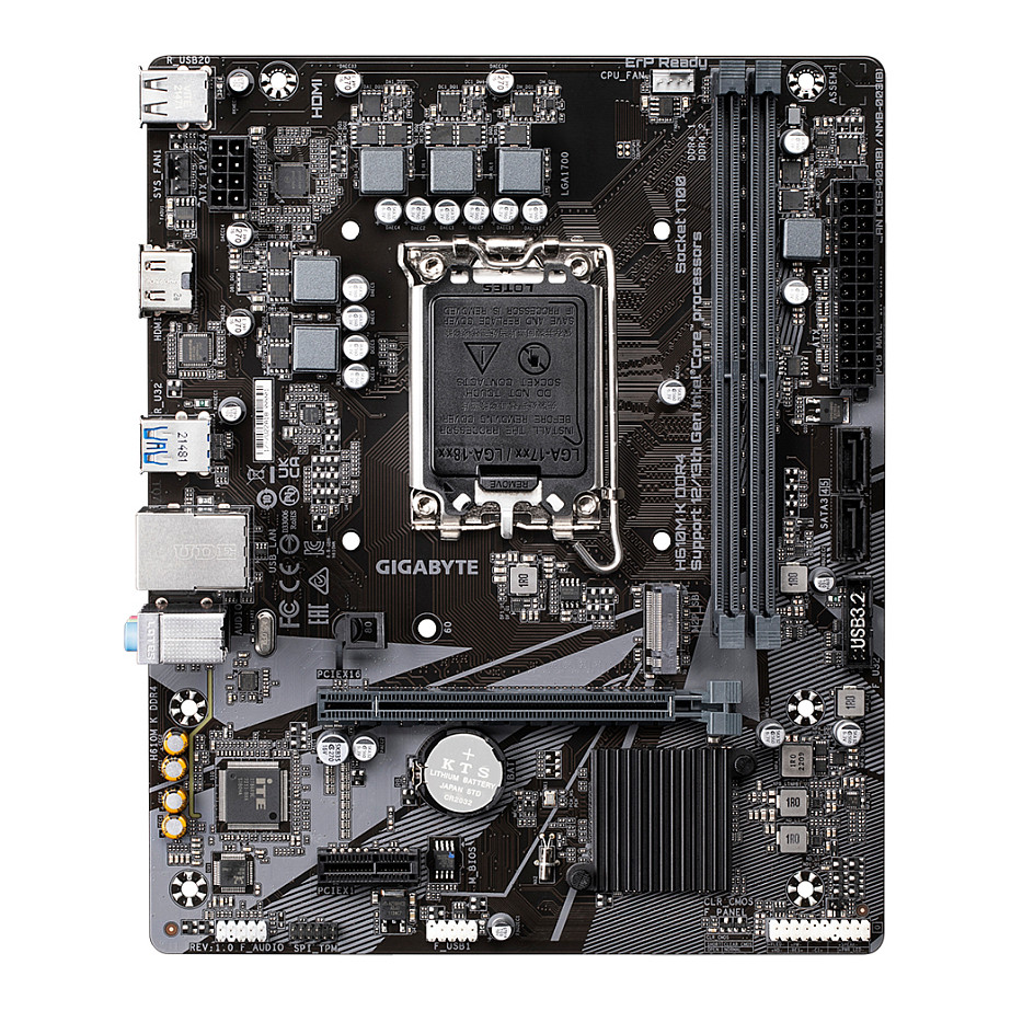 1700 Gigabyte H610M K mATX D4