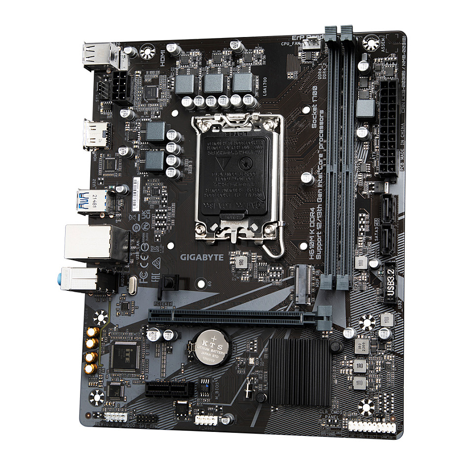 1700 Gigabyte H610M K mATX D4