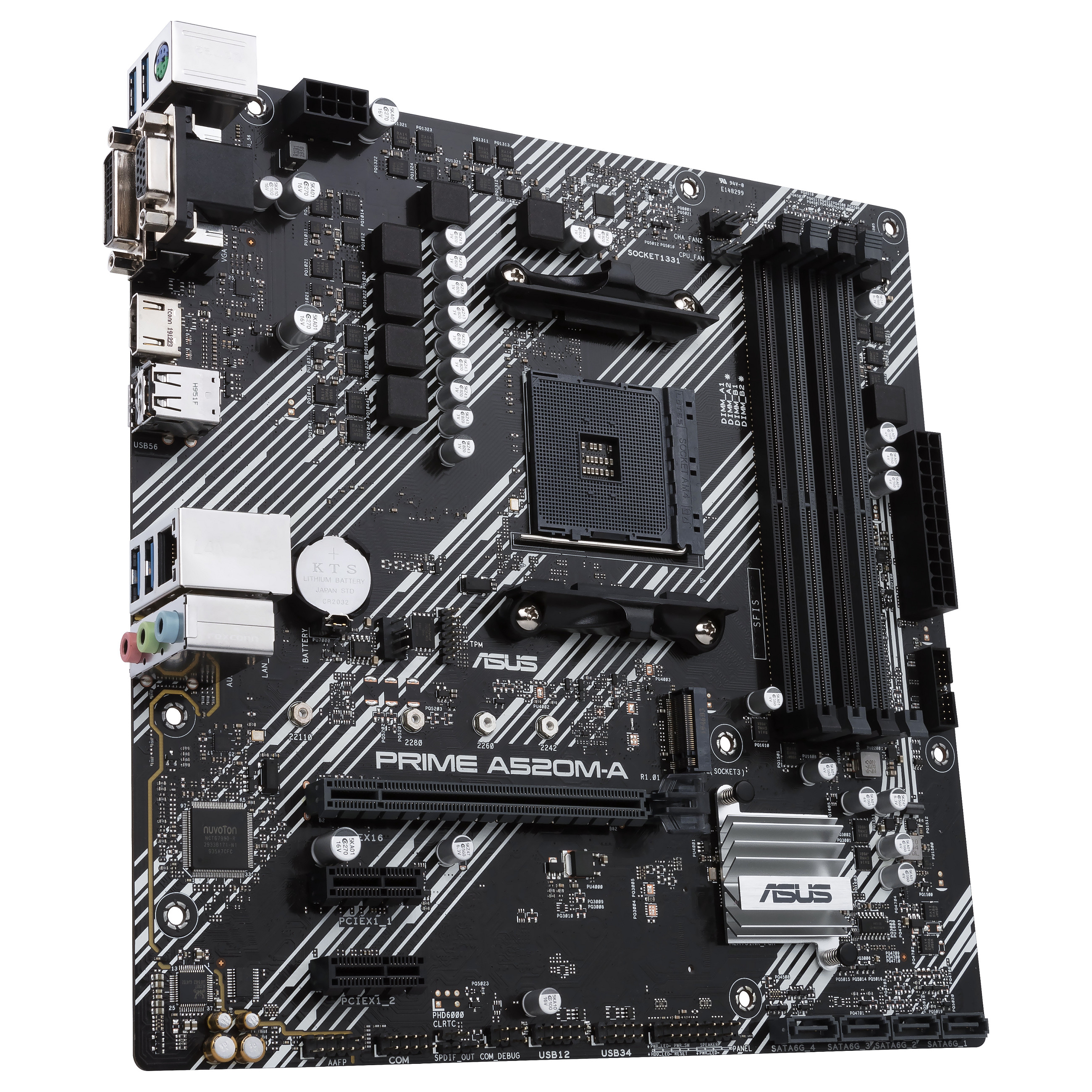 ASUS PRIME A520M-A II/CSM AM4 A520/HDMI-DVI-VGA/M.2/µATX