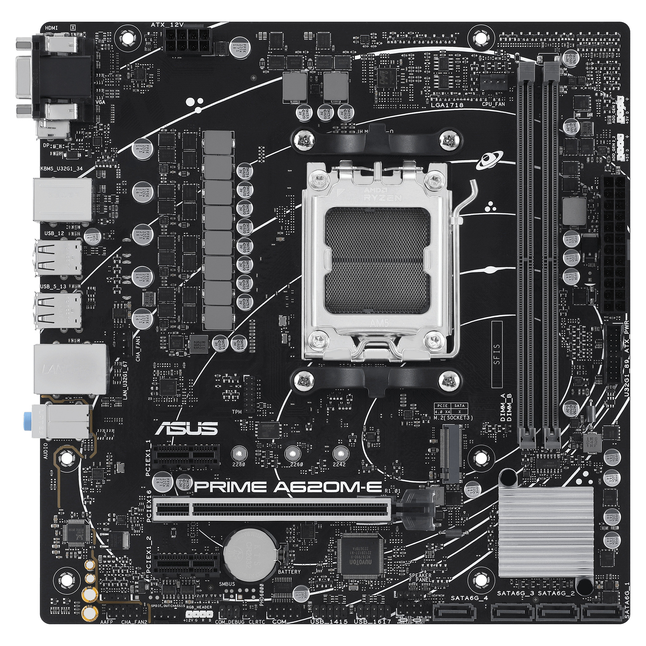 AM5 ASUS Prime A620M-E-CSM mATX