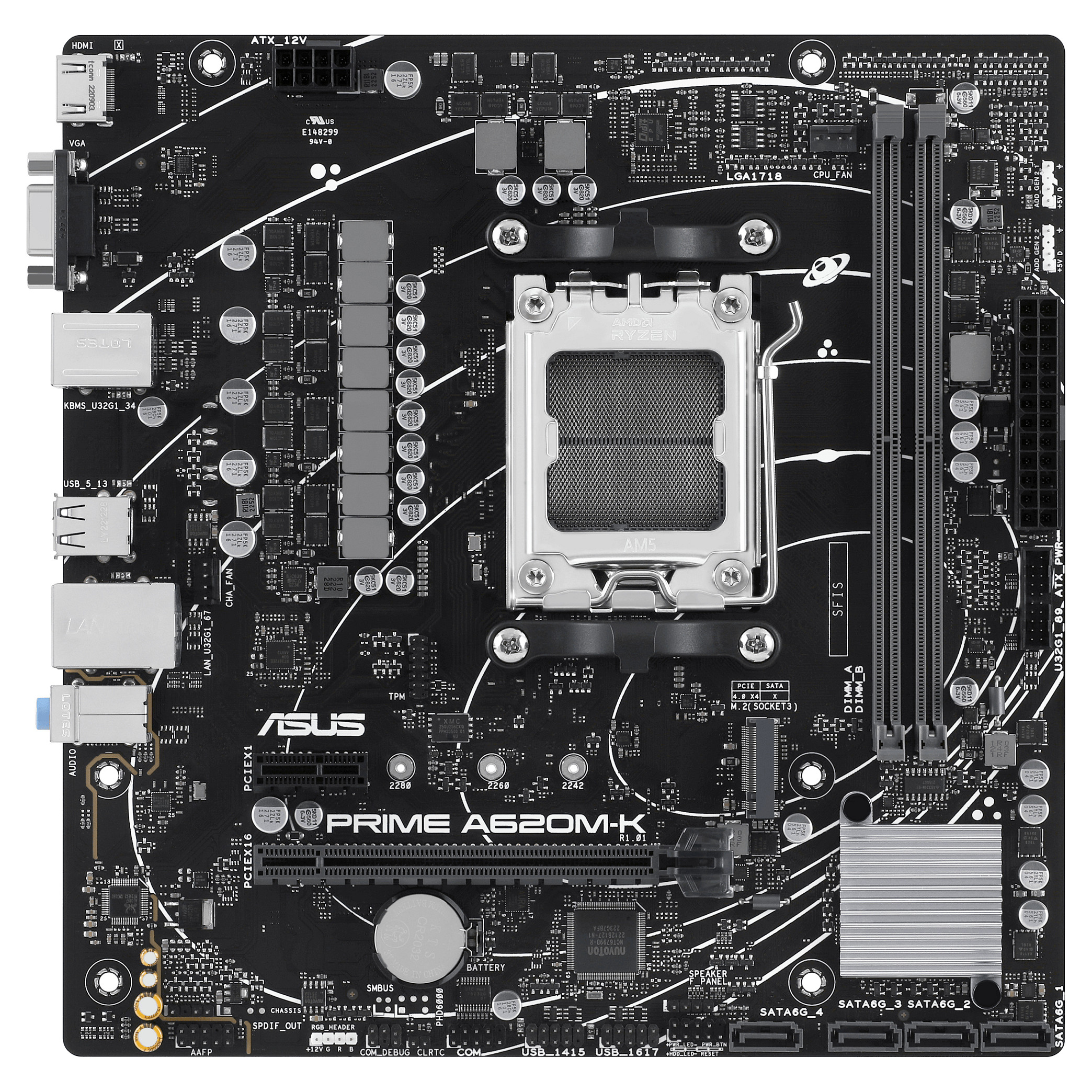 MB ASUS PRIME A620M-K (AMD.AM5.DDR5.mATX)