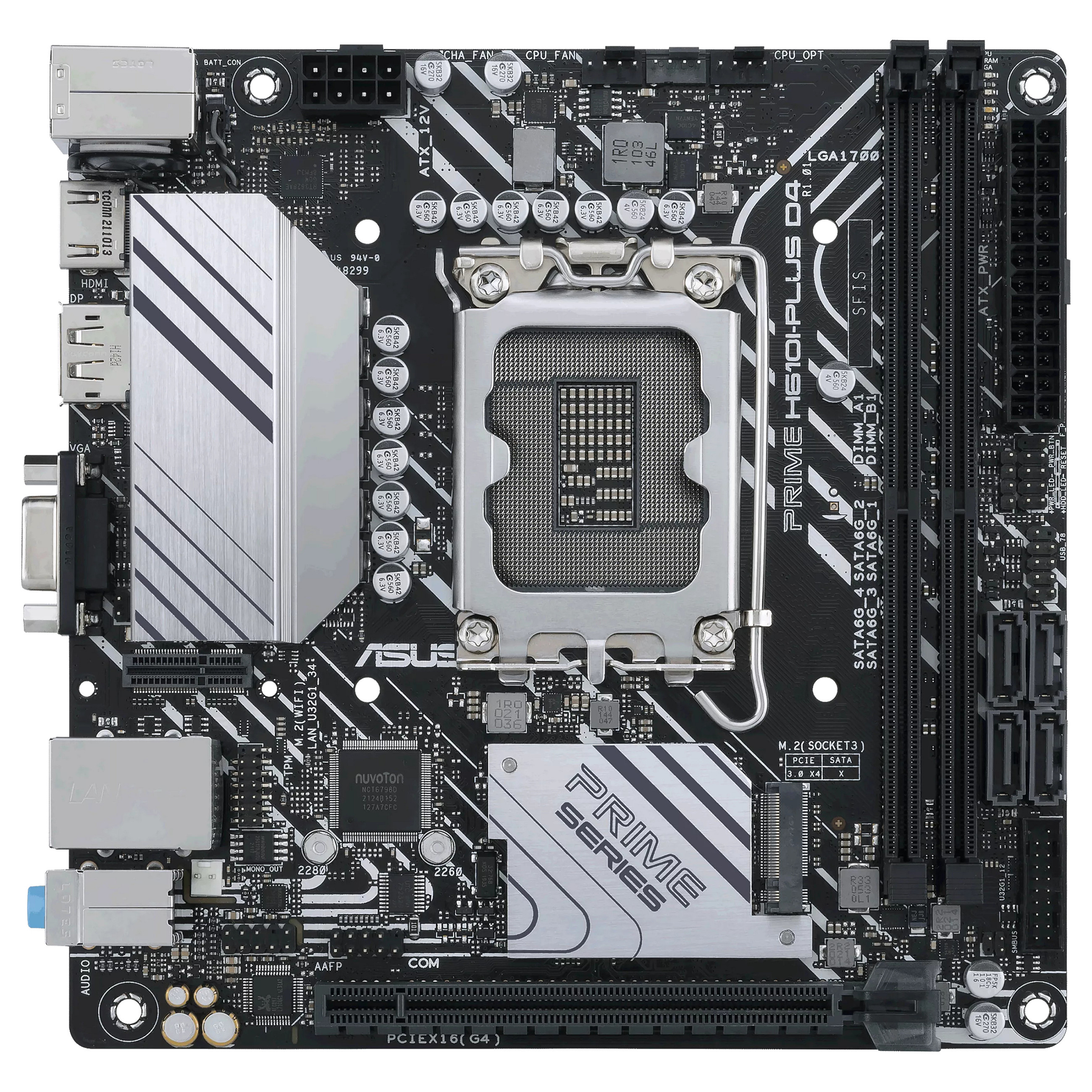 ASUS PRIME H610I-PLUS D4-CSM S1700/DDR4/HDMI-DP-VGA/mITX