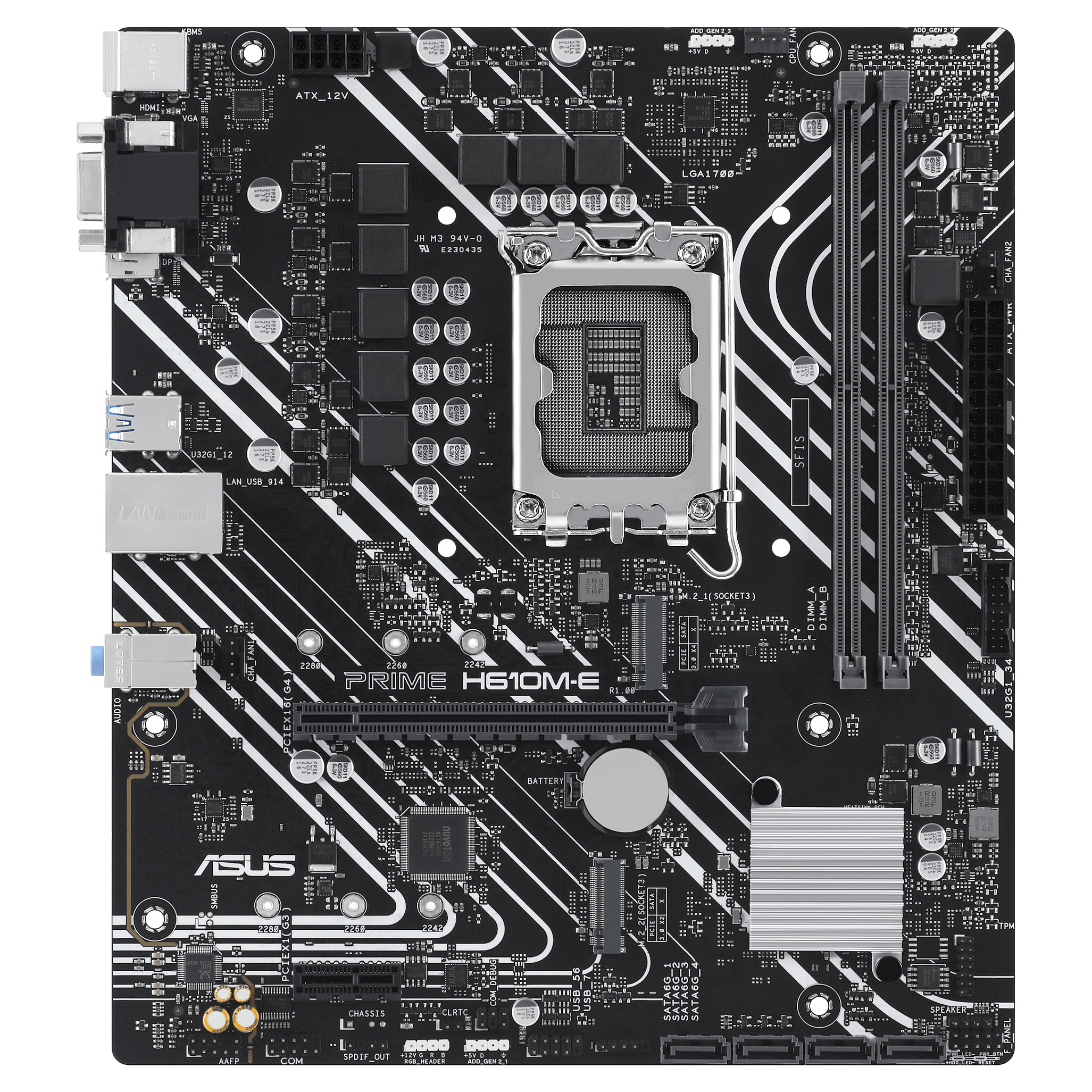 1700 ASUS PRIME H610M-E-CSM mATX
