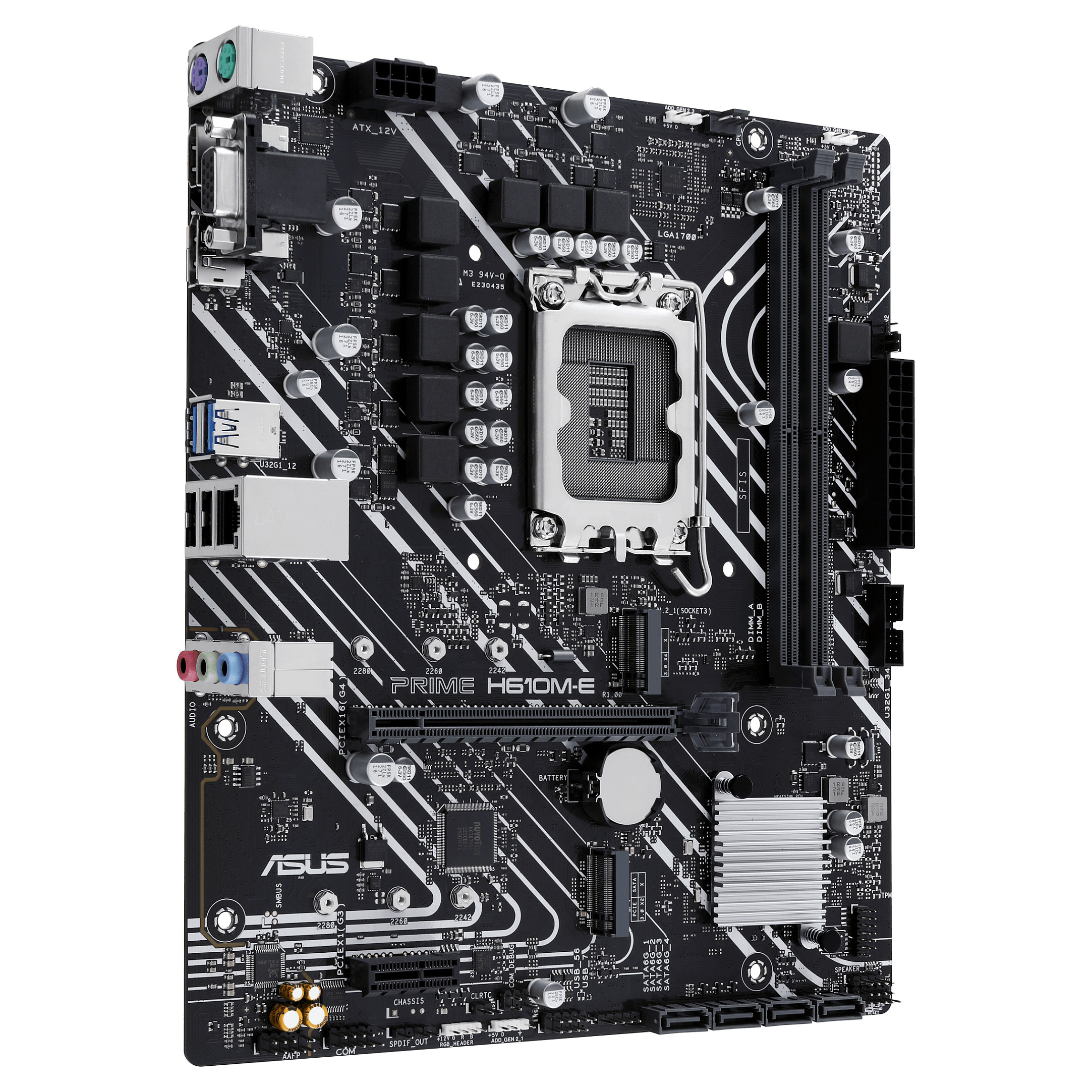 1700 ASUS PRIME H610M-E-CSM mATX