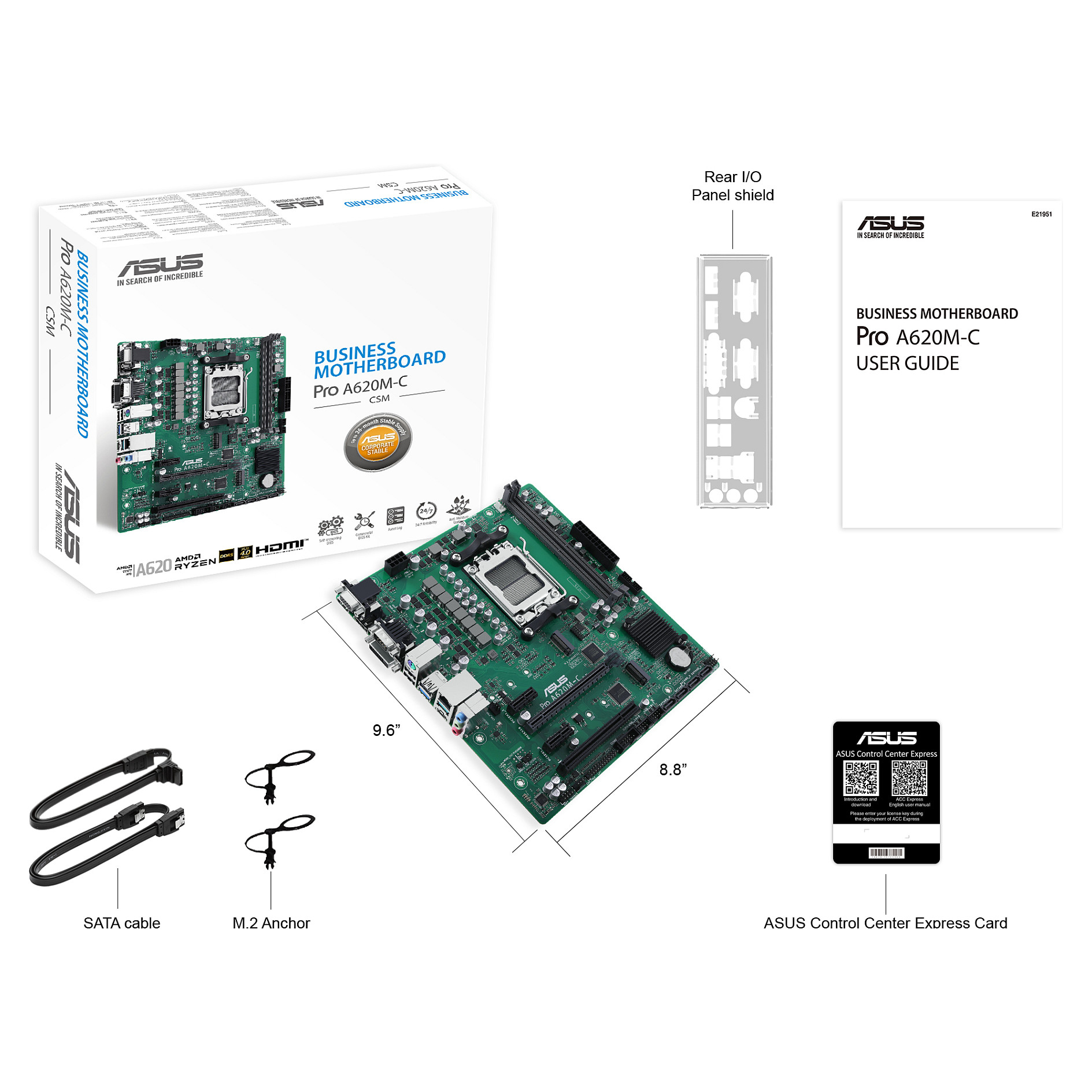 ASUS PRO A620M-C-CSM mATX