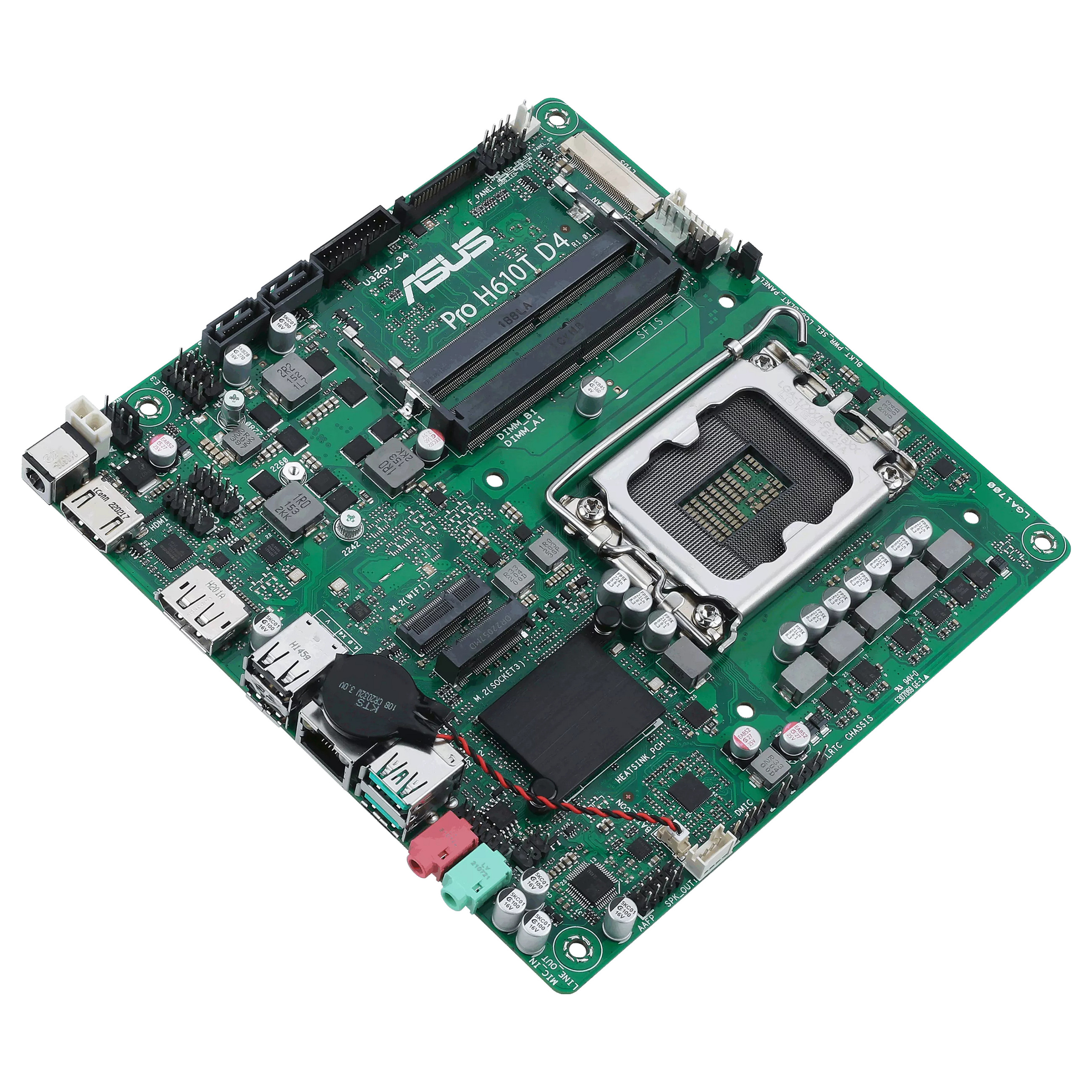1700 ASUS PRO H610T CSM mITX D4