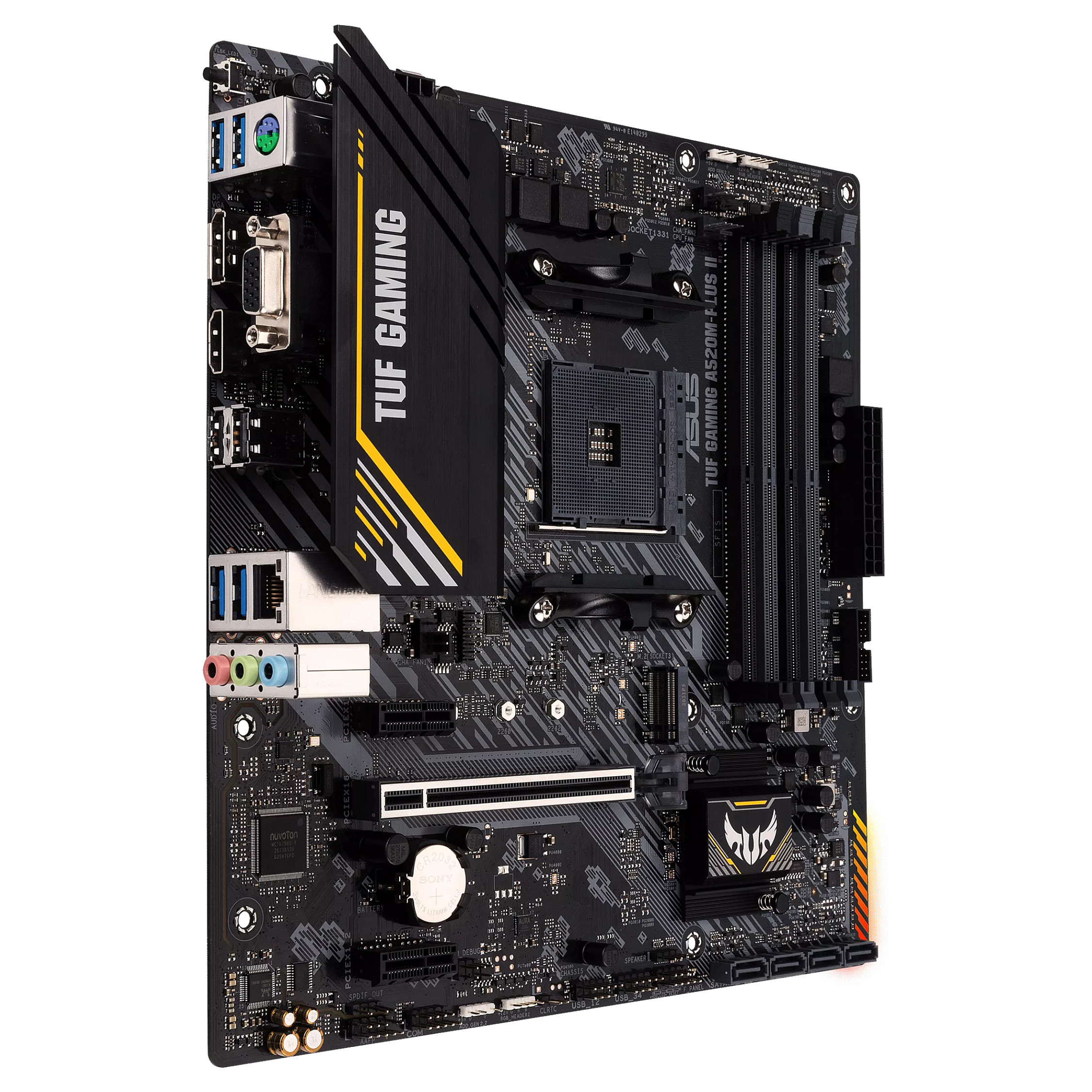 MB ASUS TUF GAMING A520M-PLUS II (AMD.AM4.DDR4.mATX)