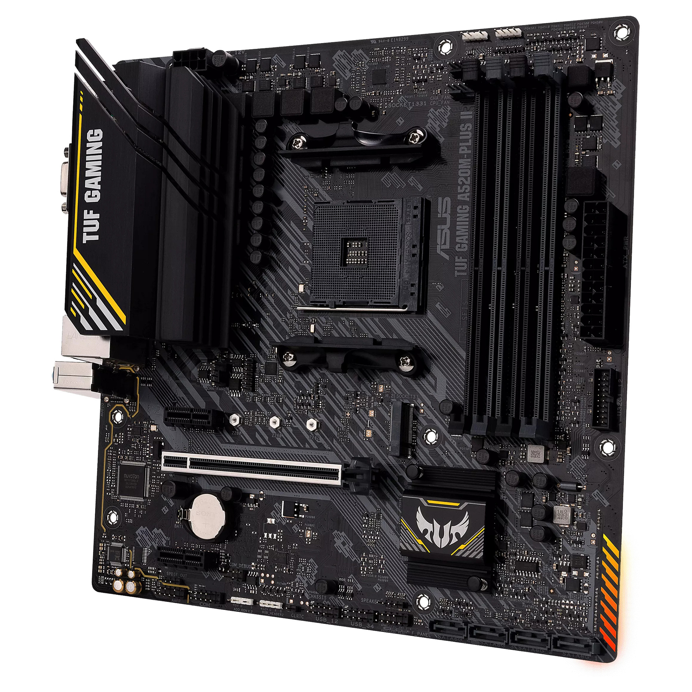 MB ASUS TUF GAMING A520M-PLUS II (AMD.AM4.DDR4.mATX)