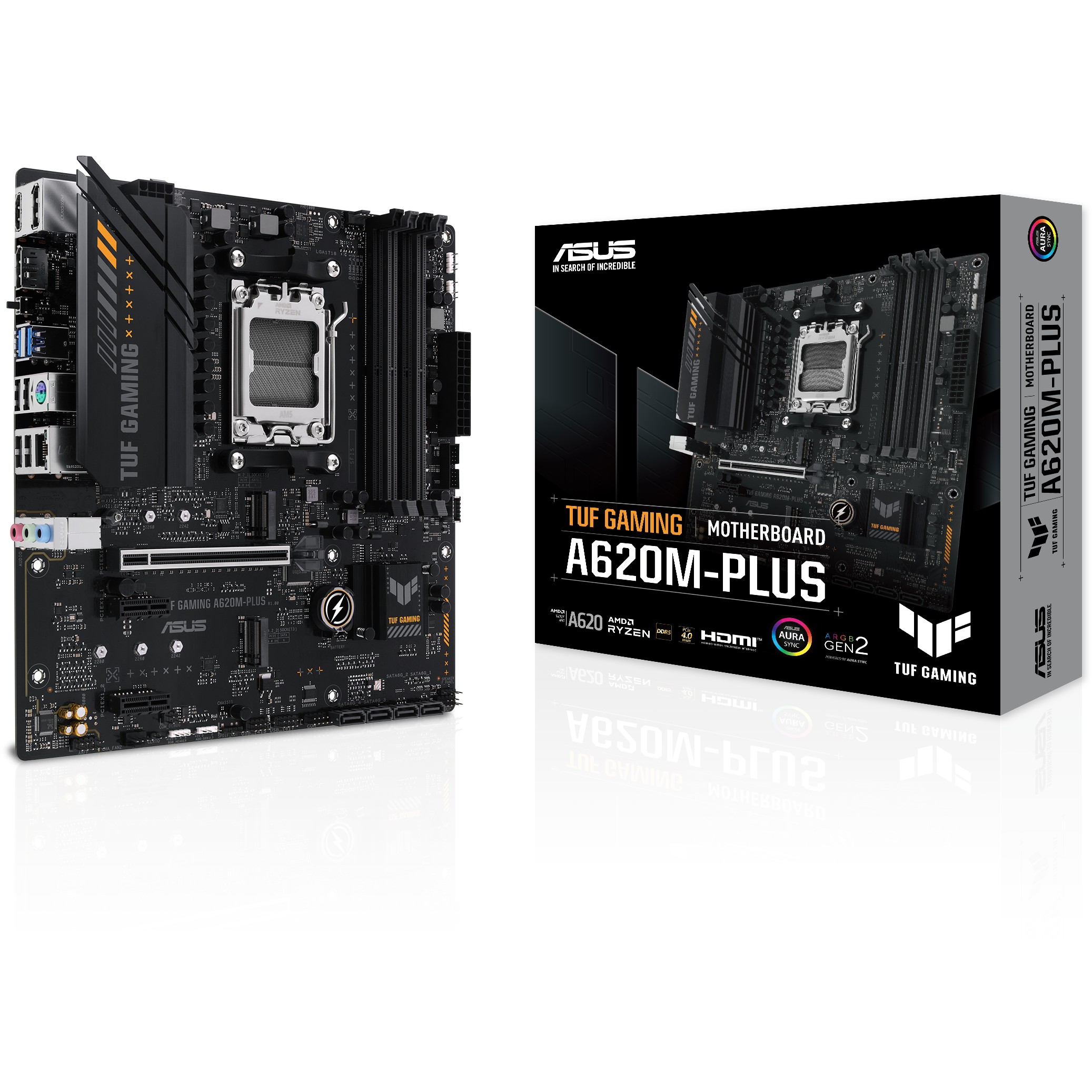 MB ASUS TUF GAMING A620M-PLUS (AMD.AM5.DDR5.mATX)