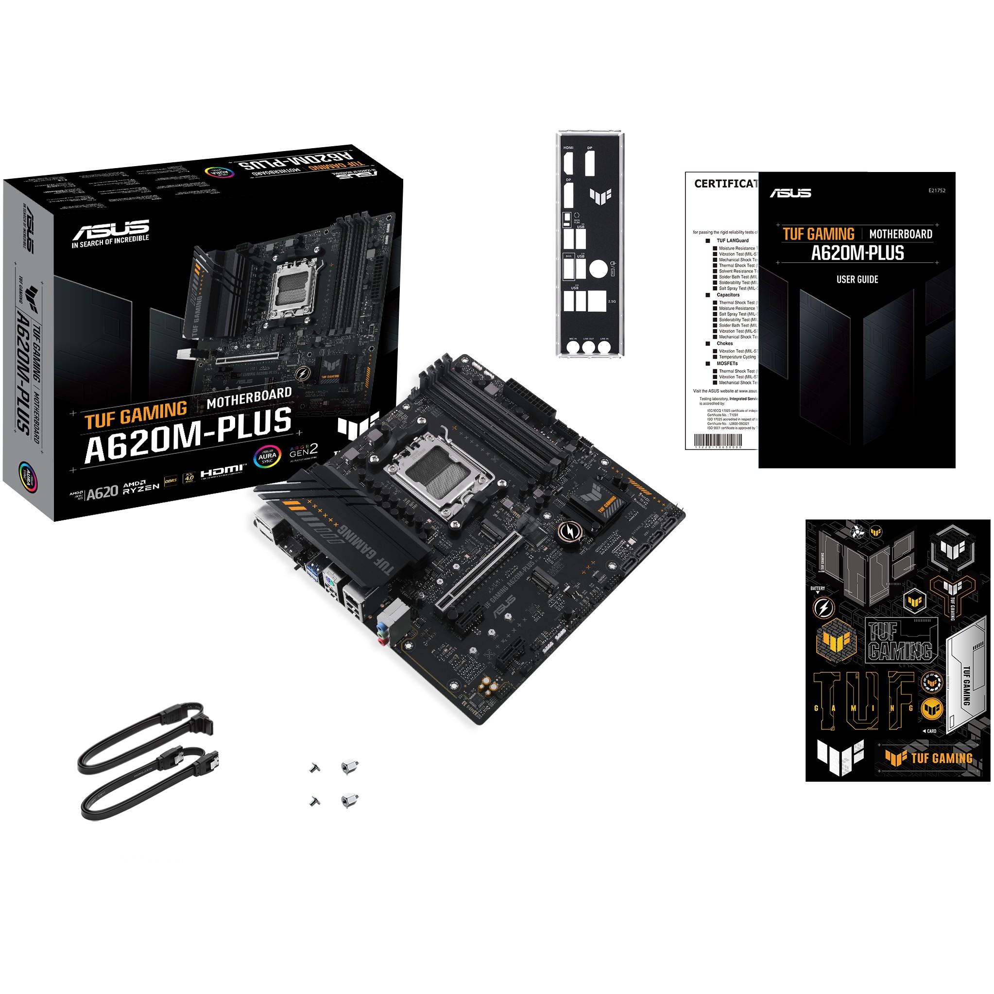 MB ASUS TUF GAMING A620M-PLUS (AMD.AM5.DDR5.mATX)