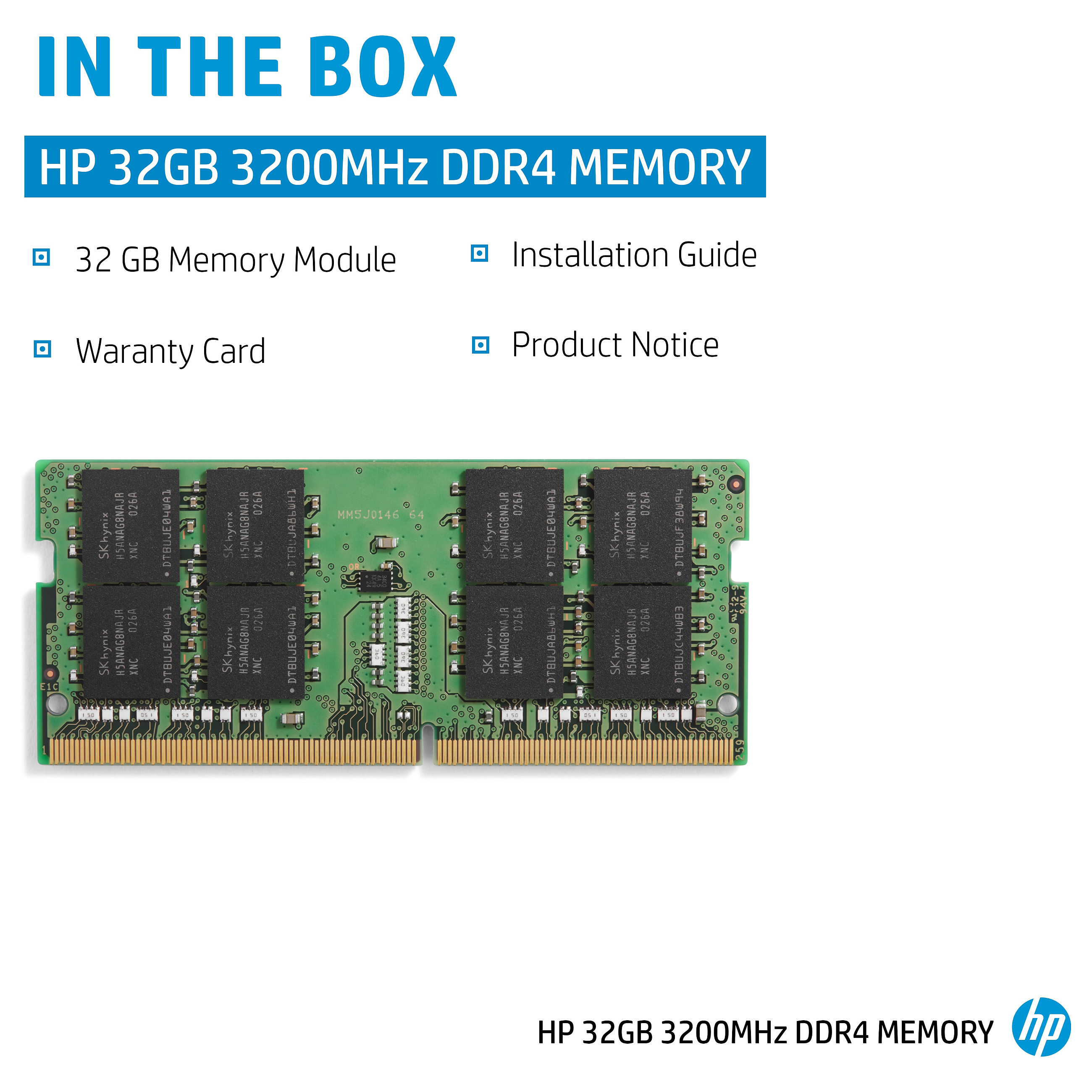 32GB HP 3200 MHz Arbeitsspeicher
