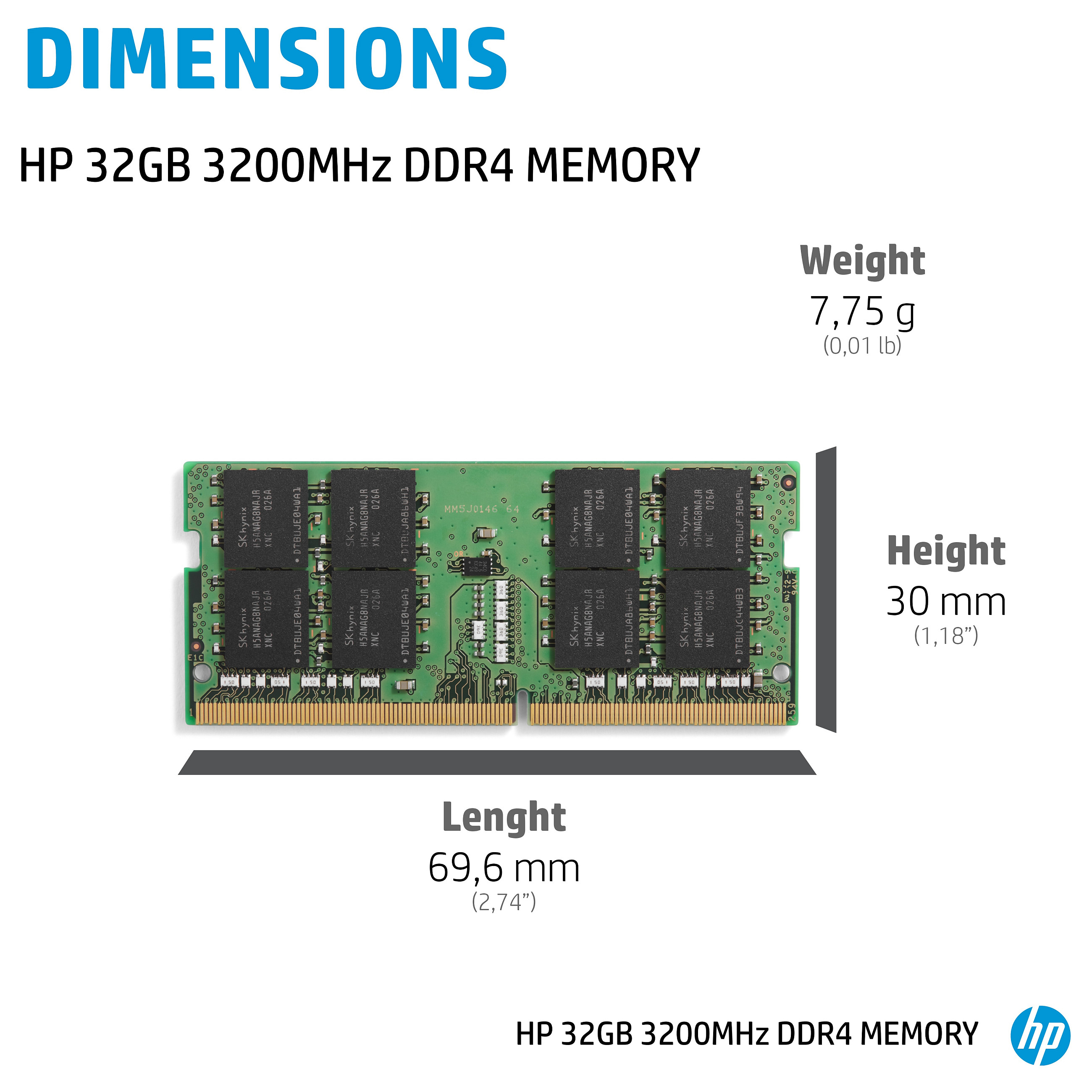 32GB HP 3200 MHz Arbeitsspeicher
