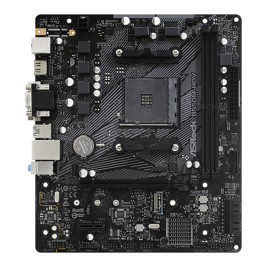 AM4 ASRock B550M-HDV mATX