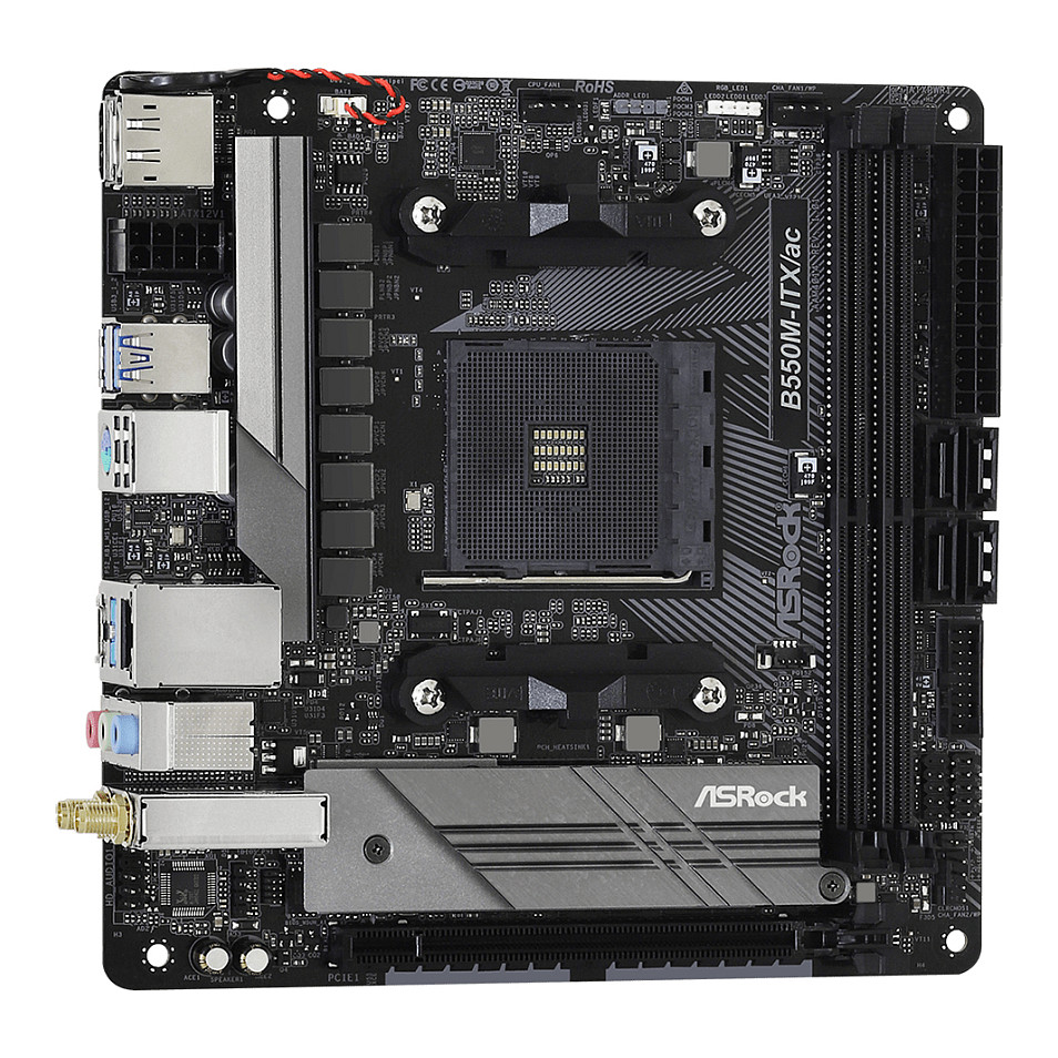 ASRock B550M-ITX/ac AM4 mITX HDMI/DP DDR4 retail