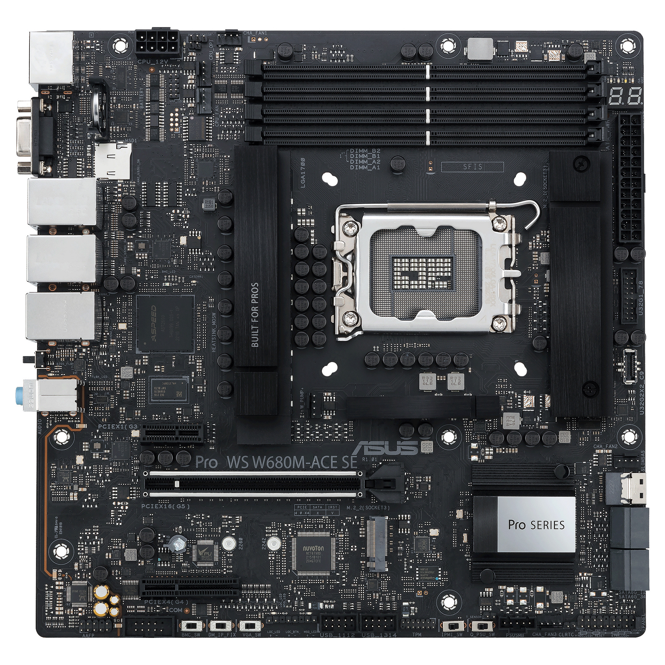 1700 ASUS PRO WS W680M-ACE