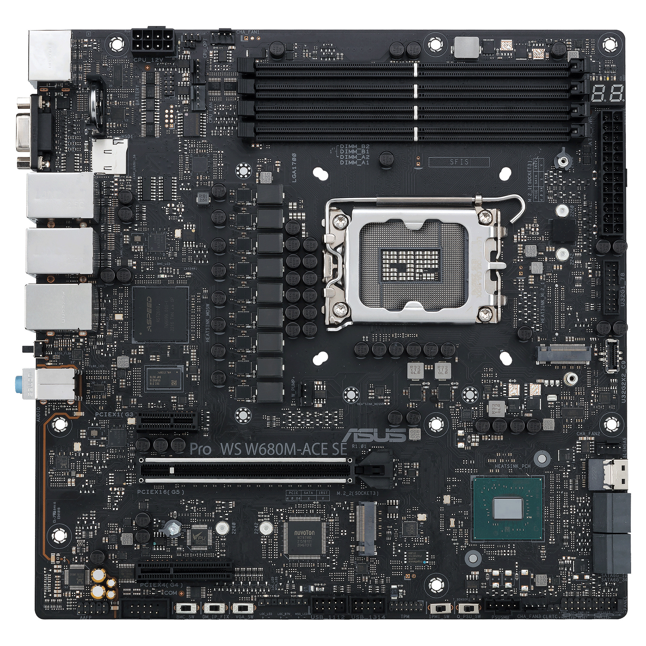 1700 ASUS PRO WS W680M-ACE