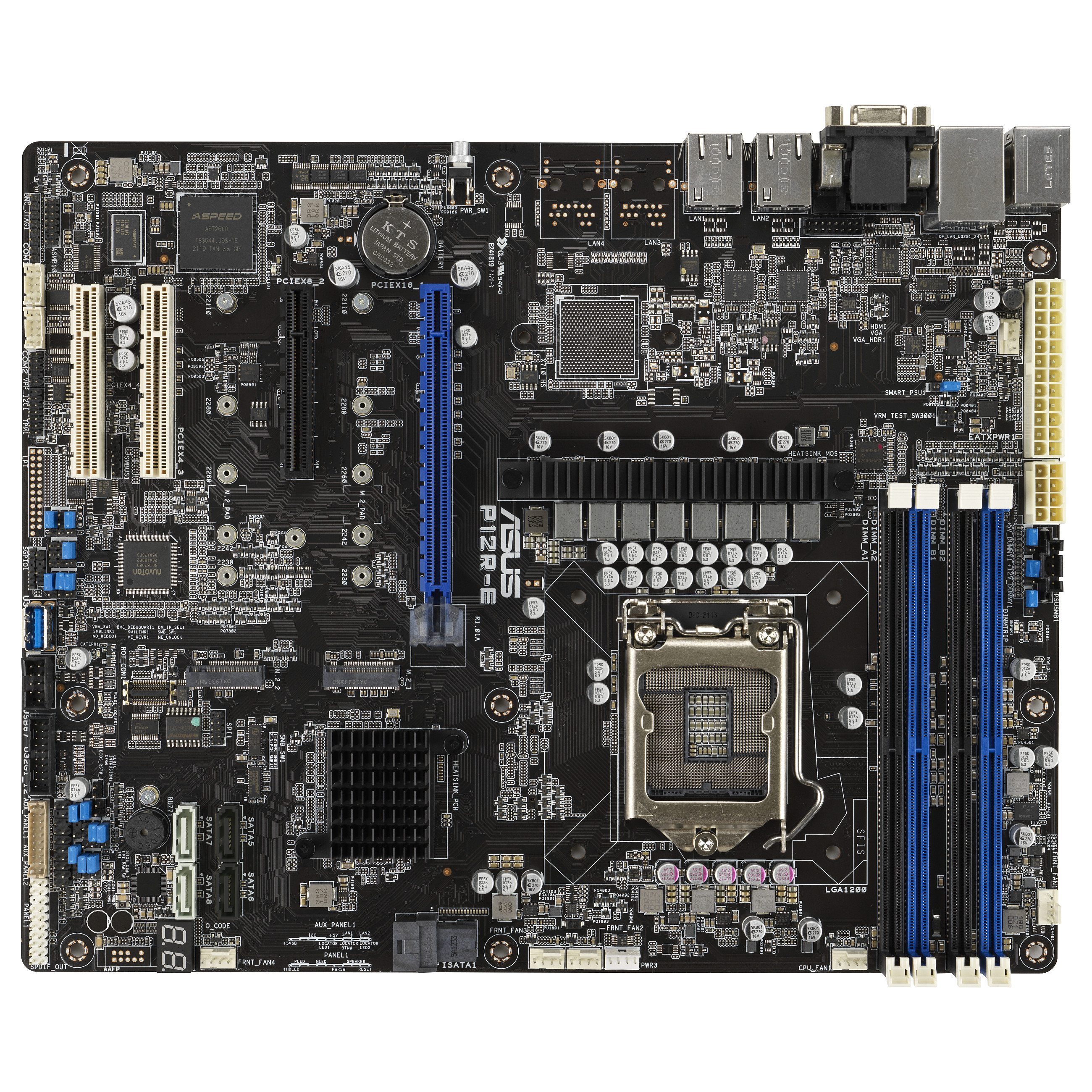 ASUS SERVER P12R-E S1200 C256/VGA/2xGBL/ATX