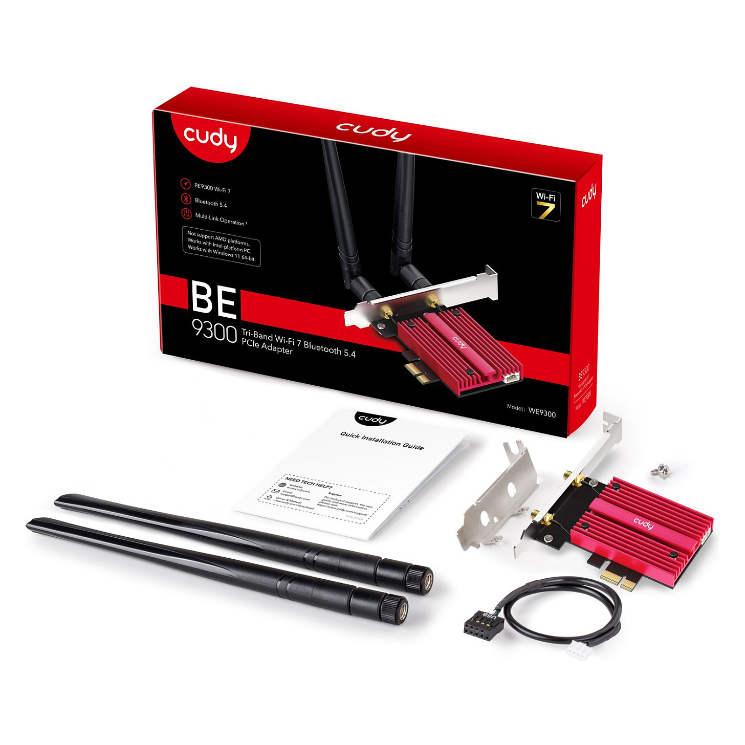 Cudy BE9300 Wi-Fi 7 PCI Express Adapter