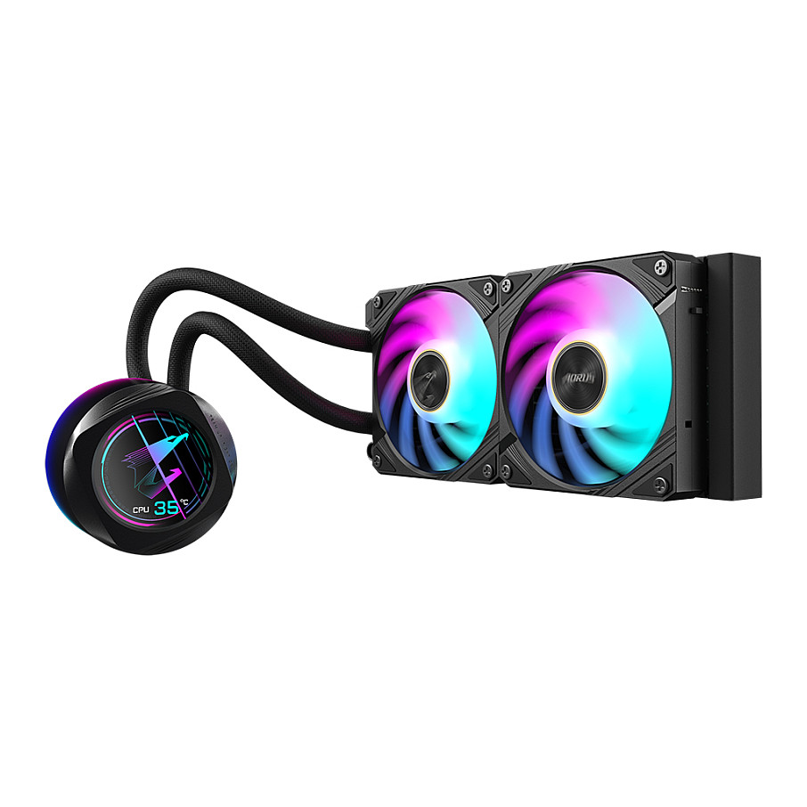 K Cooler GIGABYTE AORUS WATERFORCE X II 240 AIO Liquid CPU Cooler