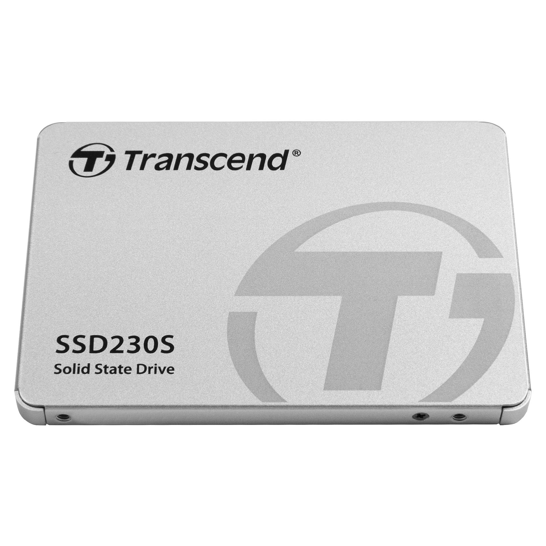 TRANSCEND SSD230S 256GB SSD 3D 6,4cm 2.5 Zoll SATA III 6Gb/s TLC aluminium case ohne Rahmen