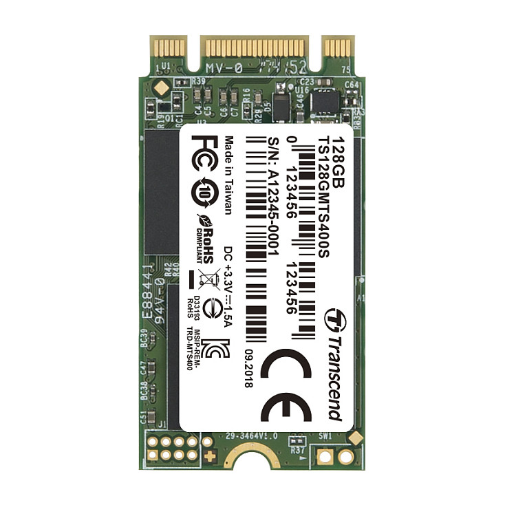 TRANSCEND 128GB M2 2242 SATA MLC