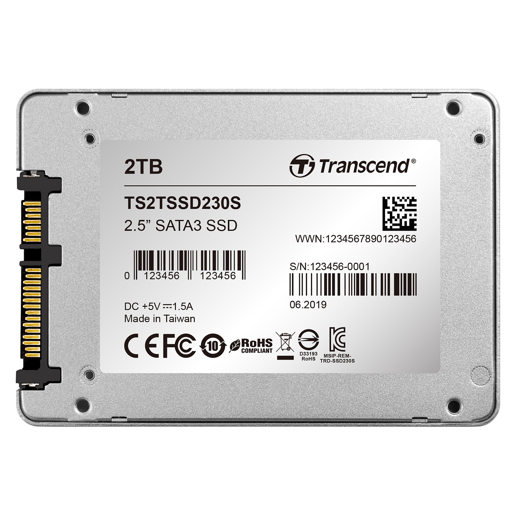 TRANSCEND 2TB 2.5inch SSD SATA 3D NAND