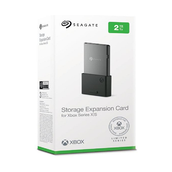 SEAGATE 2TB Expansion Card for Xbox Series X/S 6,35cm 2,5Zoll compatible with XBOX Velocity Architecture black