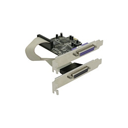 PCI Express x1 Karte zu 2 x Parallel