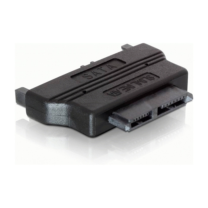 Adapter SATA 22pin male > Slim SATA female 13pin - Serial ATA-Adapter - Slimline Serial ATA (W)