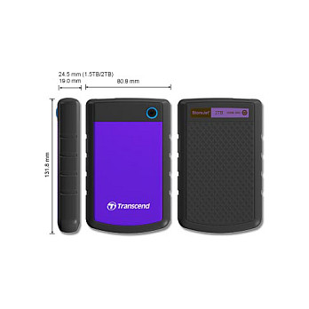2TB STOREJET2.5IN H3, USB 3.0