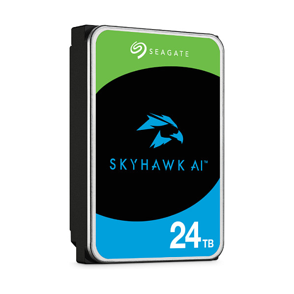 SEAGATE Surveillance Video Optimized AI Skyhawk 24TB HDD SATA 6Gb/s 512MB cache 3.5inch CMR Helium