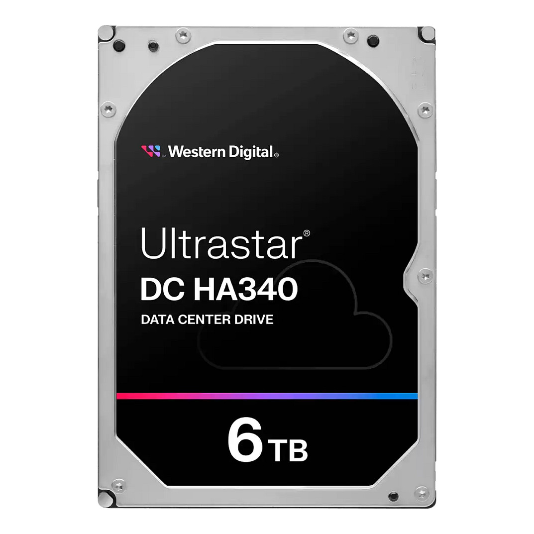WESTERN DIGITAL Ultrastar DC HA340 8,89cm 3,5Zoll 26.1MM 6TB 256MB 7200RPM SATA