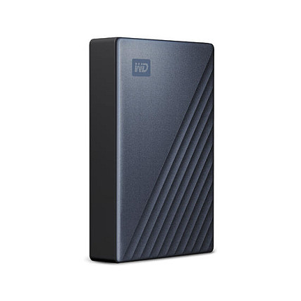 2,5" WD My Passport Ultra 4TB Blue USB-C/USB3.0 HDD 6,4cm 2,5Zoll Metal finish RTL portable extern